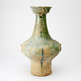 Chinese Glazed Earthenware Vase Han Dynasty