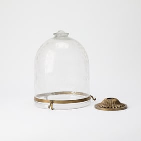 Etched Glass Hall Lantern