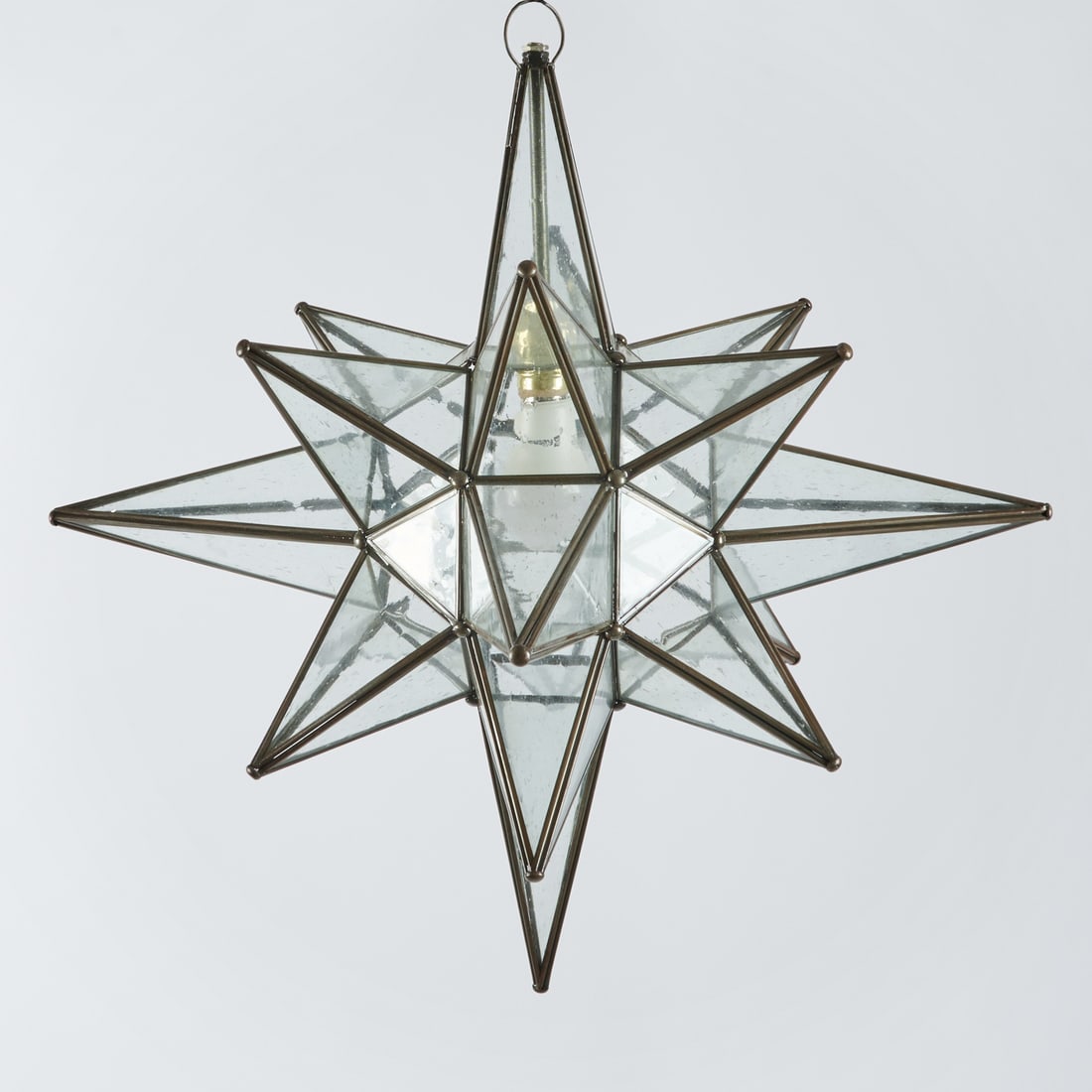 Italian Glass Star Form Light Fixture (1 of 3)