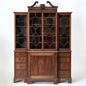 George III Mahogany Breakfront