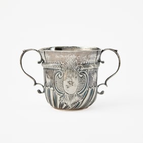 Geroge II Sterling Silver Caudle Cup