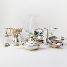 Group of American Sterling Silver Table Articles