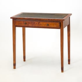 Continental Inlaid Satinwood Side Table