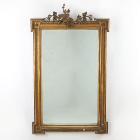 Louis XVI Style Giltwood Mirror