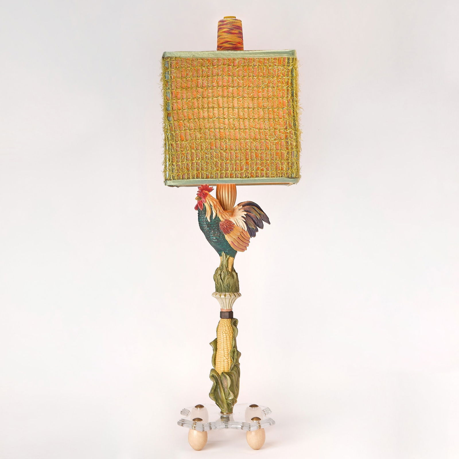 MacKenzie-Childs Rooster and Corn Lamp (1 of 8)
