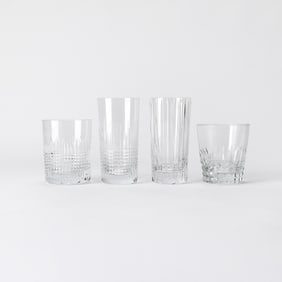 Group of Baccarat Blown Glass Barware