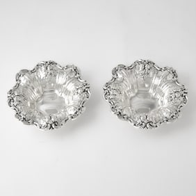 Pair of Reed & Barton Sterling Silver "Francis I" Pattern Bowls