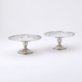 Pair of Gorham Sterling Silver Tazzas