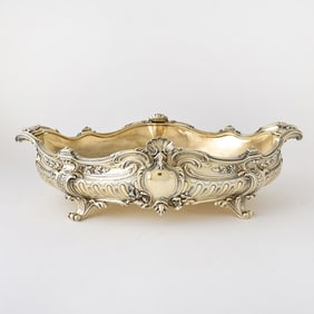 French Silver-Gilt Centerpiece Jardiniere