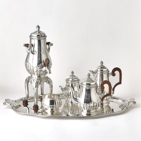 French Sterling Silver Tea and Coffee Service