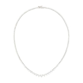 White Gold and Diamond Necklace