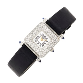 Chopard White Gold and Diamond 'Les Classiques' Wristwatch