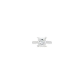 Silver and Diamond Ring