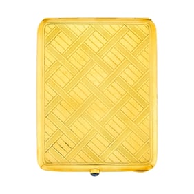 Marzo Gold Cigarette Case