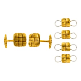 Roberto Coin Gold and Ruby Dress Set