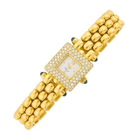 Chopard Gold and Diamond 'Les Classiques' Wristwatch