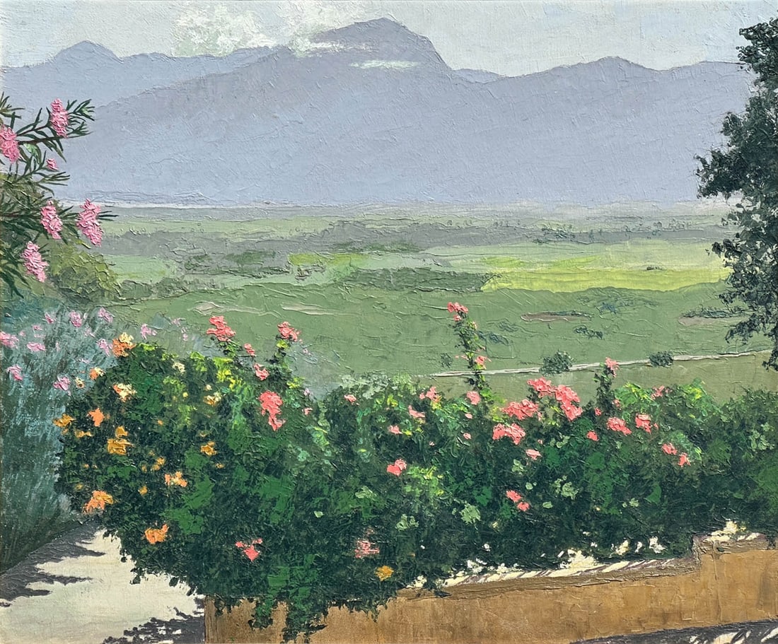 Kyra Markham: American, 1891-1967 View of Haiti Inscribed on reverse Kyra Markham View of Haiti