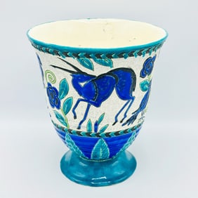 Charles Catteau for Boch Freres Keramis Art Deco Vase