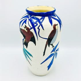 Charles Catteau for Boch Freres Keramis Art Deco Vase