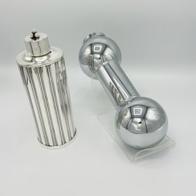 Machine Age Chrome Dumbbell-form Cocktail Shaker