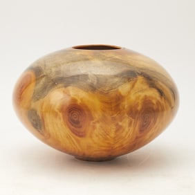 Matt Moulthrop Turned White Pine Vessel