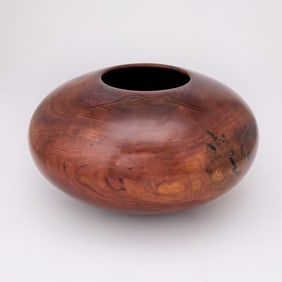 Matt Moulthrop Turned Wild Cherry Vessel