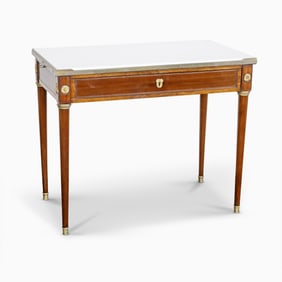 Louis XVI Gilt-Bronze Mounted Mahogany Writing Desk