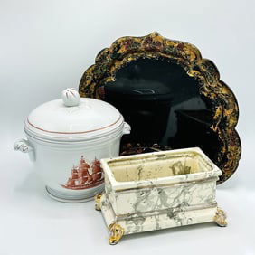 Three Decorative Table Articles