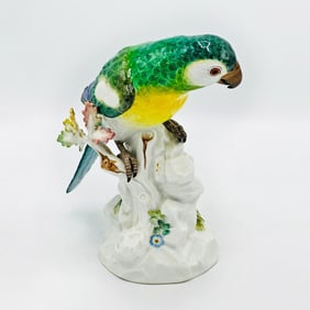 Meissen Porcelain Figure of a Parrot