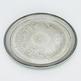 Victorian Sterling Silver Tray