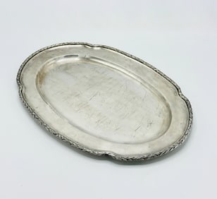 Continental 800 Quality Silver Tray