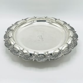 Tiffany & Co. Sterling Silver "Chrysanthemum" Pattern Footed Centerpiece