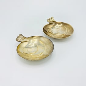 Pair of Tiffany & Co. Sterling Silver Footed Dishes