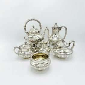Gorham Sterling Silver Six-Piece Tea and Coffee Service