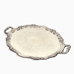 Reed & Barton Sterling Silver Two-Handled Tray