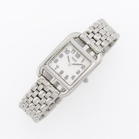 Hermès Stainless Steel 'Cape Cod' Wristwatch