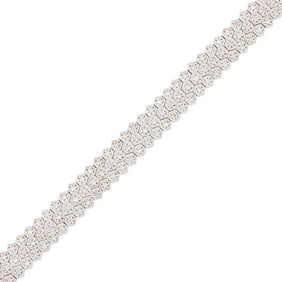 White Gold and Diamond Bracelet