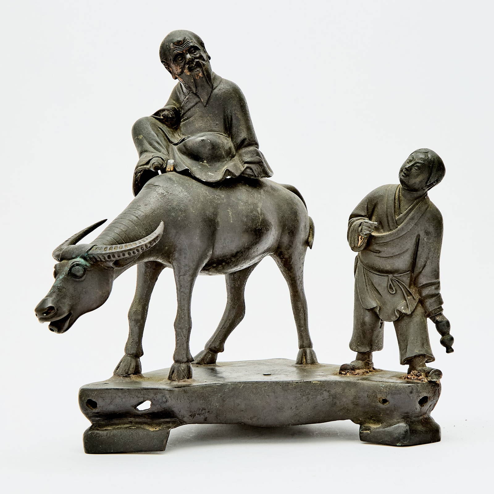 A Chinese Bronze Figural Censer 19th Century