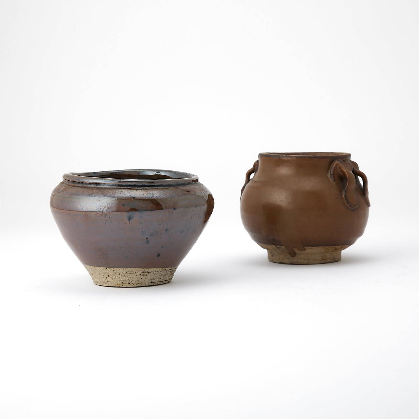 Two Yaozhou Stoneware Vessels Song Dynasty and Later