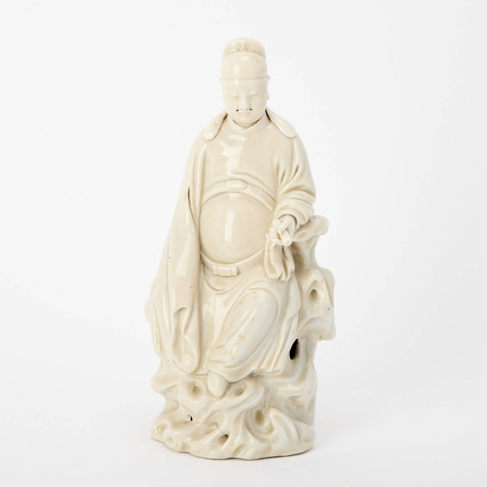 A Chinese Dehua Porcelain Figure of Wenchang 17th Century