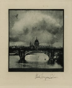 Alvin Langdon Coburn St. Paul's from the River Thames, 1909