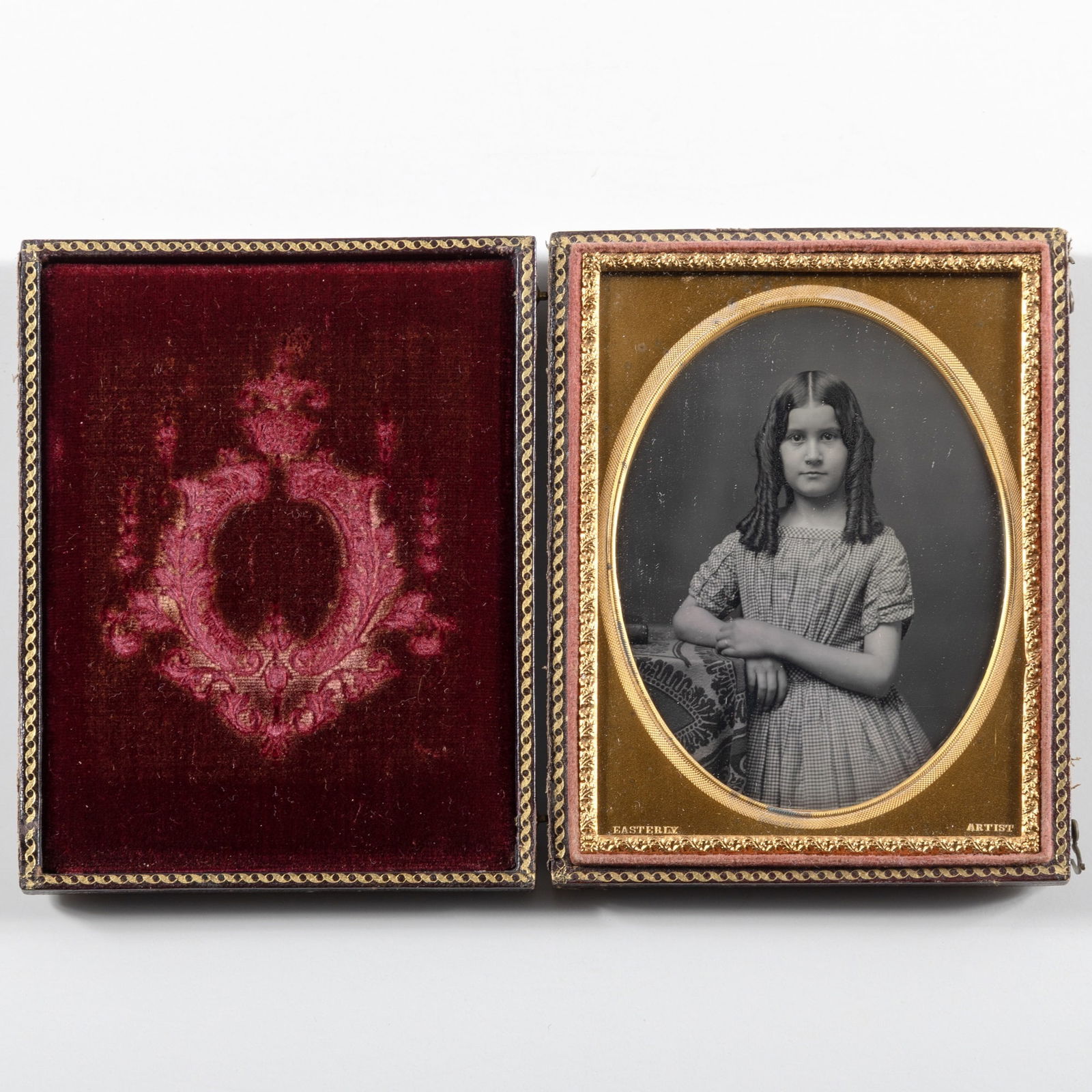 Thomas M. Easterly, daguerreotype of a young girl (1 of 3)