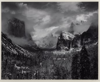 Ansel Adams, Clearing Winter Storm, Yosemite Valley, California, 1944