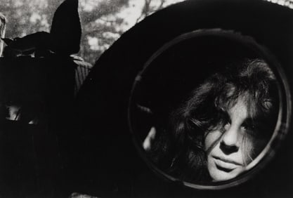 Robert Frank, two gelatin silver prints of his family