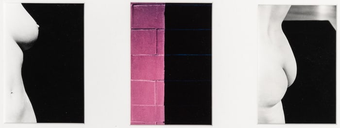Ralph Gibson, unique triptych of nudes and architectural components
