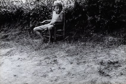 Emmet Gowin, Boy in Chair, Danville, Virginia, 1963
