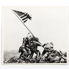 Joe Rosenthal, Raising the Flag on Mt. Suribachi, Iwo Jima, 1945