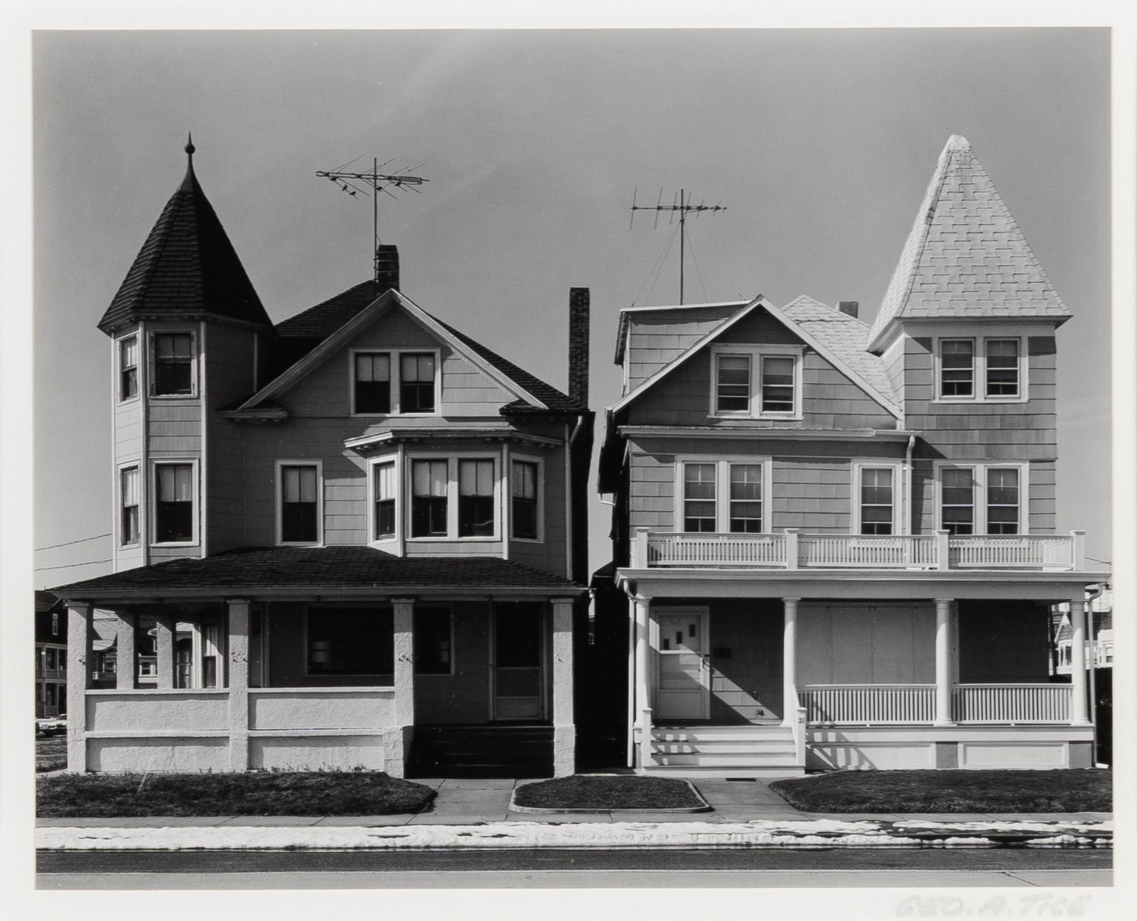 George Tice, Houses, Ocean Grove New Jersey, 1974 (1 of 3)