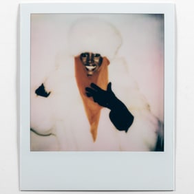 Andy Warhol, Grace Jones in White Coat 1984