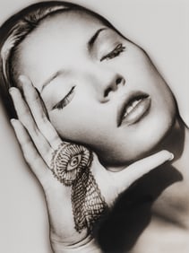 Albert Watson, Kate Moss, Sun and Henna, Marrakech, 1993